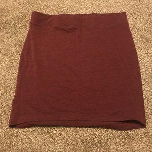 Size M Burgundy Skirt
